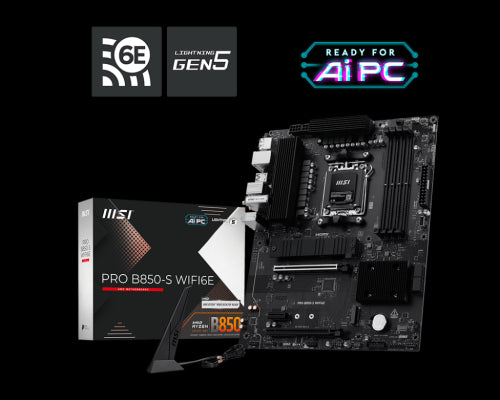 MSI PRO B850-S WIFI6E placa base AMD B850 Zócalo AM5 ATX_1