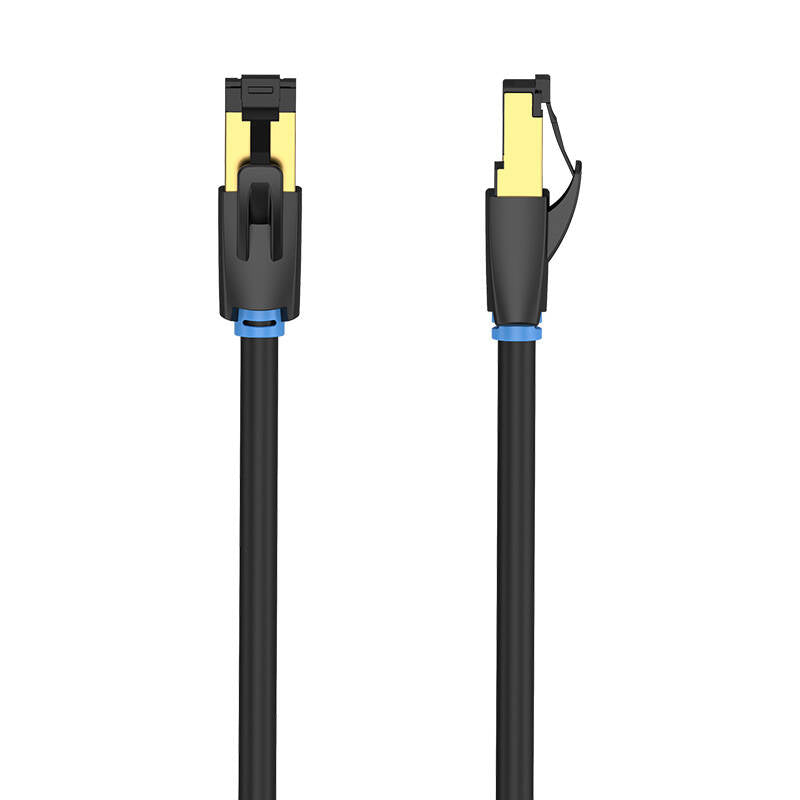 Network cable CAT8 SFTP Vention IKABQ RJ45 Ethernet 40Gbps 20m Black_0