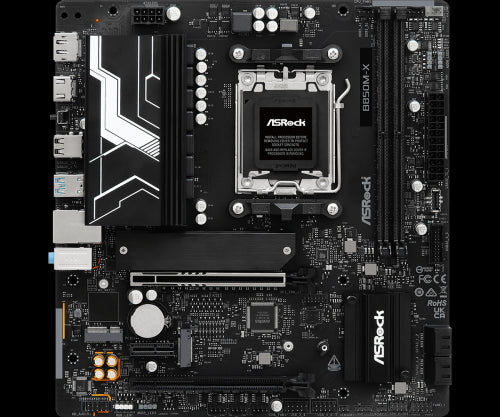 Placa Mãe ASROCK B850M-X R2.0 / Preto_1