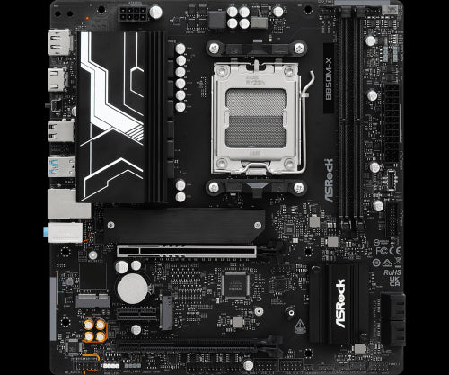Placa Mãe ASROCK B850M-X R2.0 / Preto_2