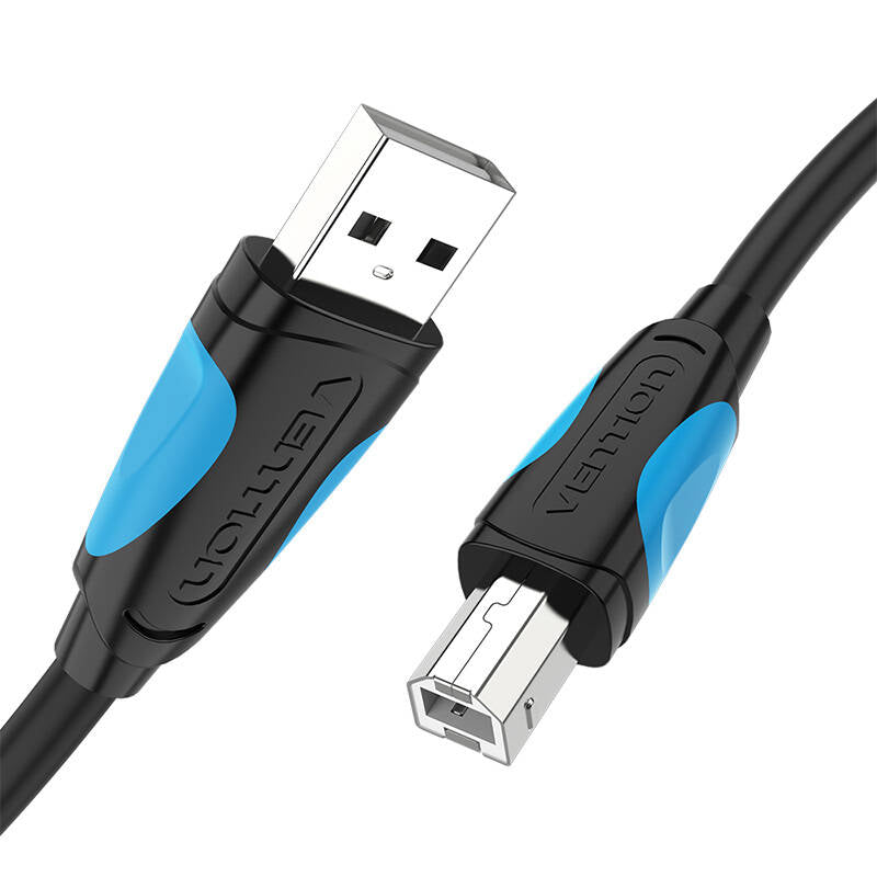 Printer Cable USB 2.0 A do USB-B Vention VAS-A16-B1000 10m Black_3