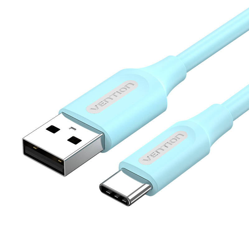 Cable USB 2.0 Tipo-C Vention COKSF/ USB Tipo-C Macho - USB Macho/ Hasta 60W/ 480Mbps/ 1m/ Azul_1
