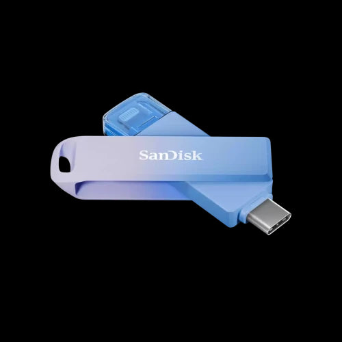 SanDisk Creator Phone Drive unidad flash USB 128 GB USB Type-C / Lightning 3.2 Gen 1 (3.1 Gen 1) Azul, Lila_2