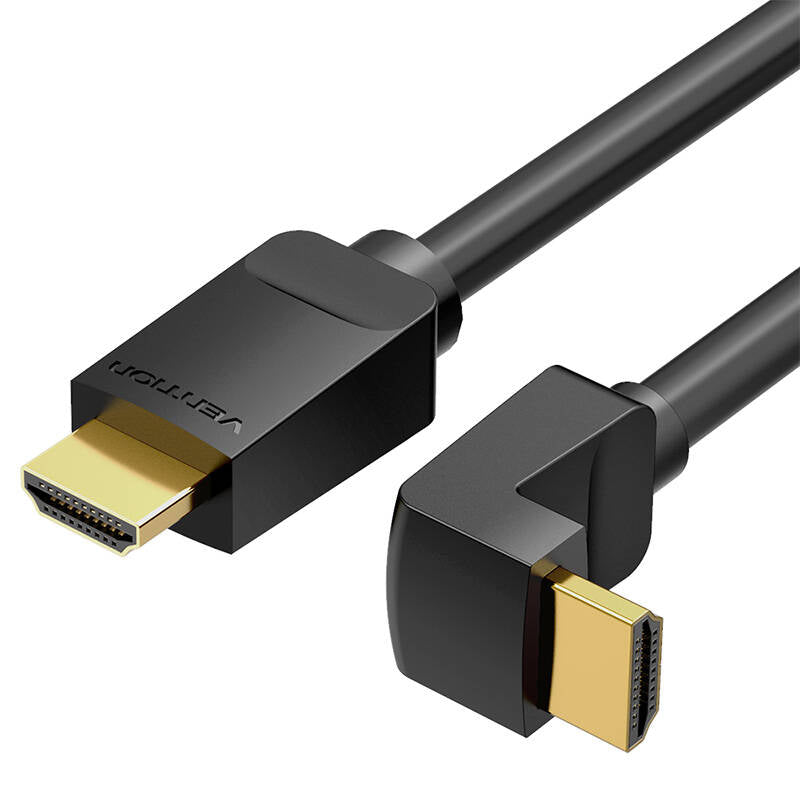 Cable HDMI 2.0 4K Acodado 90º Vention AARBG/ HDMI Macho - HDMI Macho/ 1.5m/ Negro_2