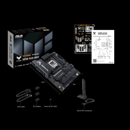 Placa Mãe ASUS TUF GAMING X870E-PLUS WIFI7 / Preto / 90MB1M70-M0EAY0_4