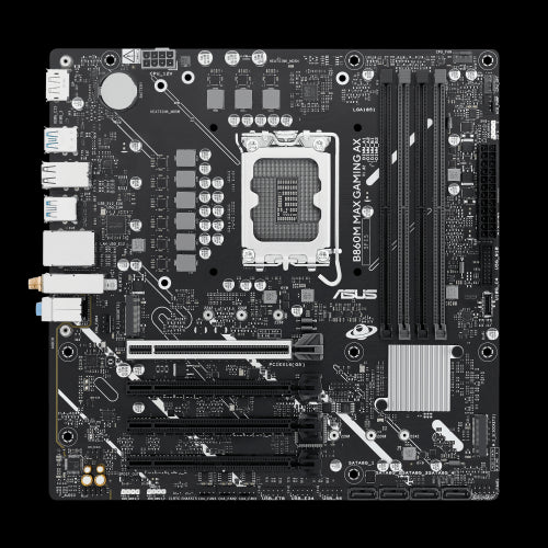 Placa Mãe ASUS B860M MAX GAMING AX / Preto / 90MB1JZ0-M0EAY0_3