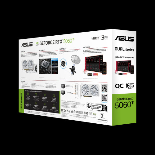 GeForce RTX 5060 Ti DUAL OC 16GB WHITE EDITION, Grafikkarte_15