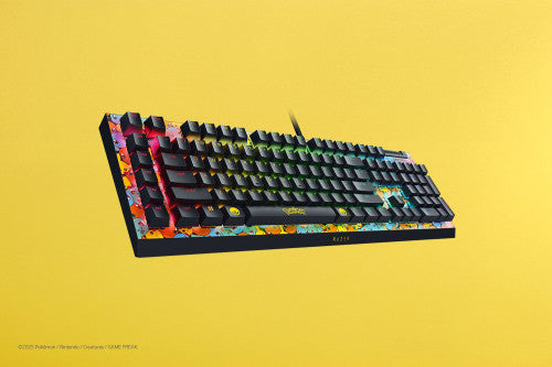 TECLADO RAZER BLACKWIDOW V4 X GREEN SWITCH POKEMON KANTO STARTERS (US LAYOUT) (RZ03-04704200-R3M1)_3
