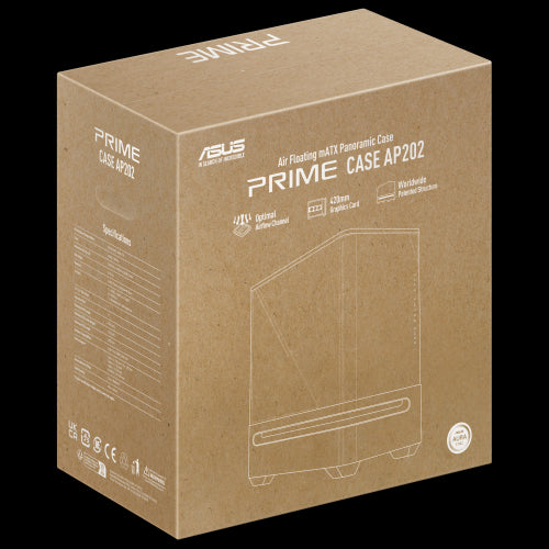 Tower-Gehäuse ASUS PRIME AP202 TG ARGB / Preto_19
