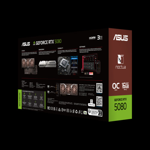 Grafikkarte ASUS GeForce RTX 5080 Noctua OC Edition / Preto / 90YV0M32-M0NA00_19