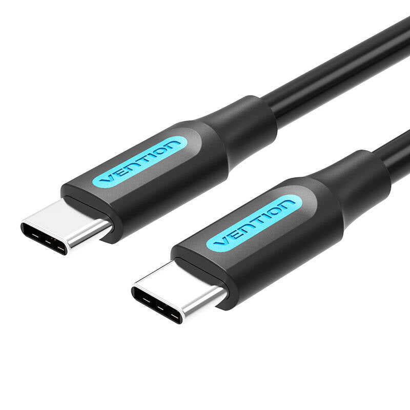 Kabel USB-C 2.0 Vention COSBG PD60W 1,5m czarny PVC_1