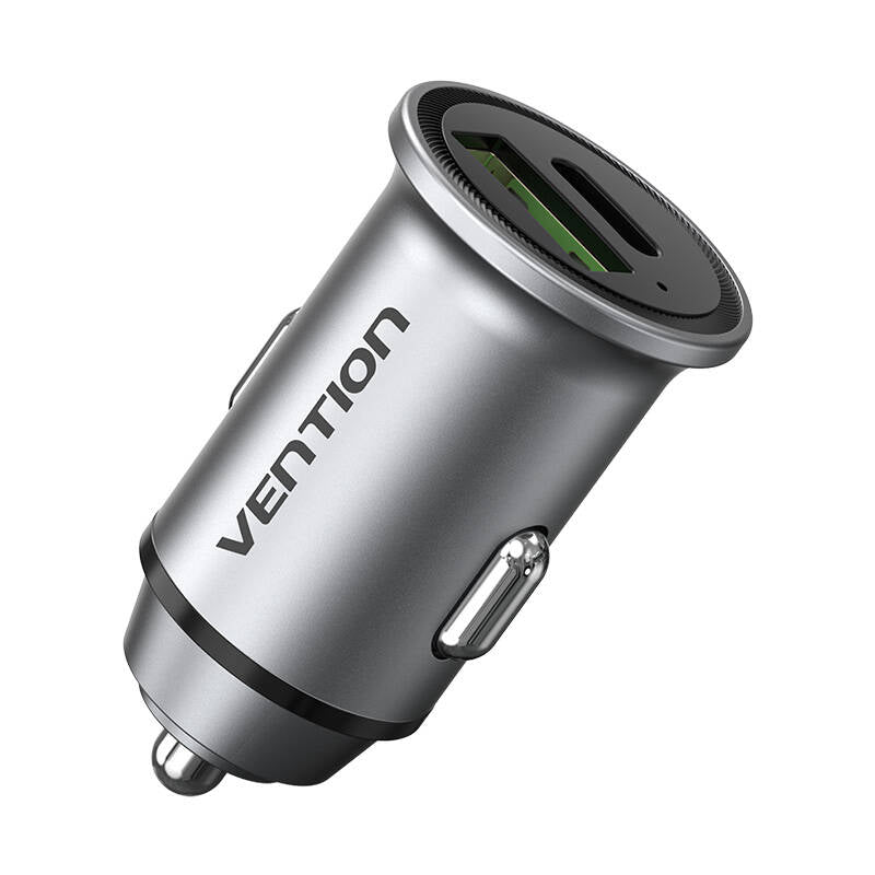 Cargador de Coche Vention FFBH0/ 1xUSB-Tipo C/ 1xUSB/ 20W_1