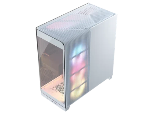 Corsair 4500X LX-R RGB Tempered Glass Mid-Tower, White Midi Tower Blanco_0