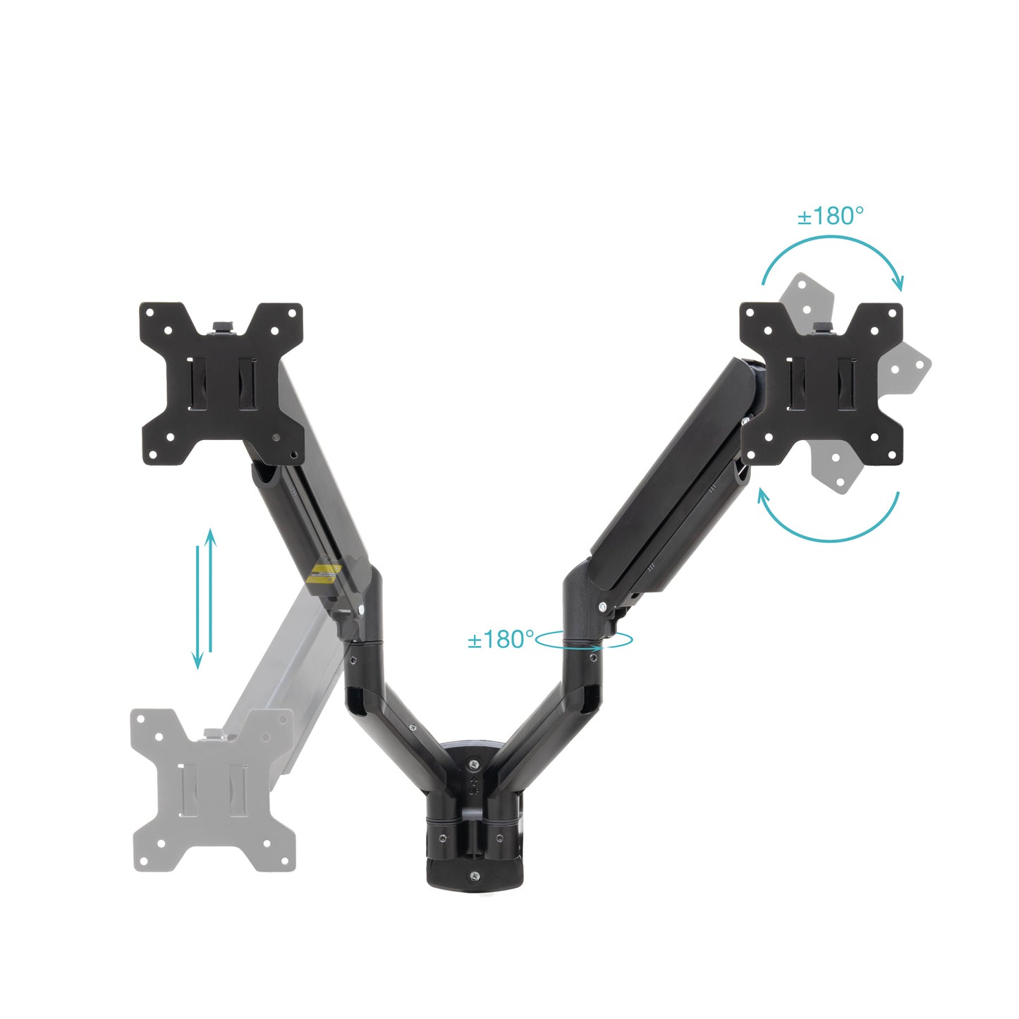 TooQ LP1434TNR-B soporte para monitor 86,4 cm (34") Escritorio Blanco_4