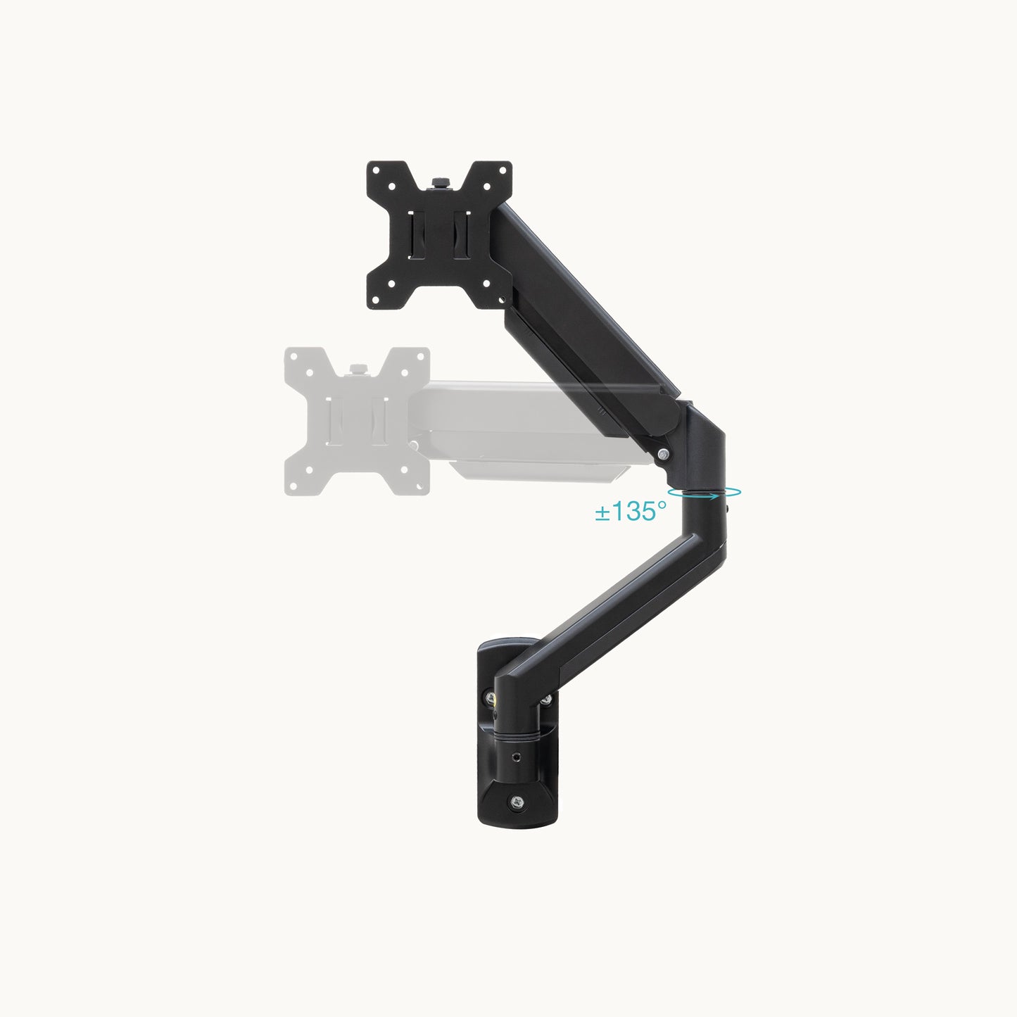 TooQ LP1334TNR-B soporte para monitor 86,4 cm (34") Escritorio Blanco_4