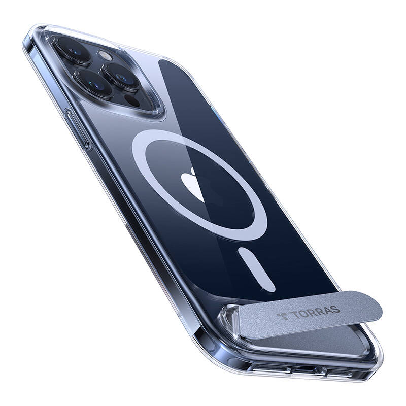 Torras phone case UPRO Pstand for iPhone 15 PRO (transparent_0