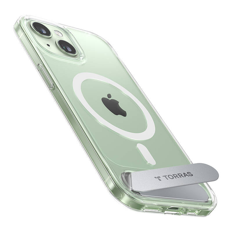 Torras phone case UPRO Pstand for iPhone 15 (transparent_0