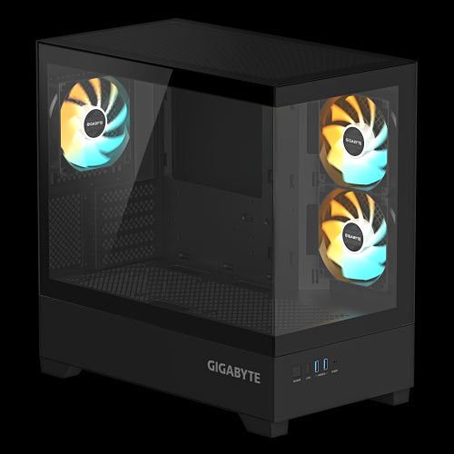 Gabinete GIGABYTE C201 PANORAMIC / Preto / CJ11154993_1