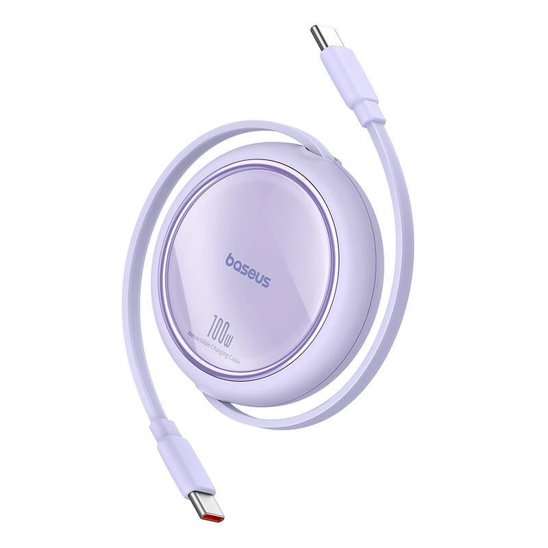 Cable USB-C to USB-C Baseus Free2Draw, PD, 100W, 1m (purple)_0