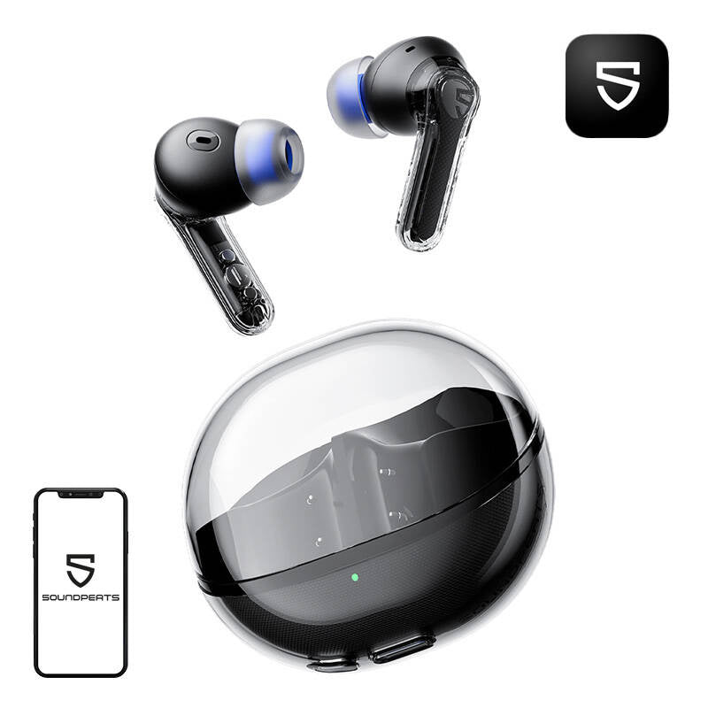 Earphones Soundpeats Clear (black)_0