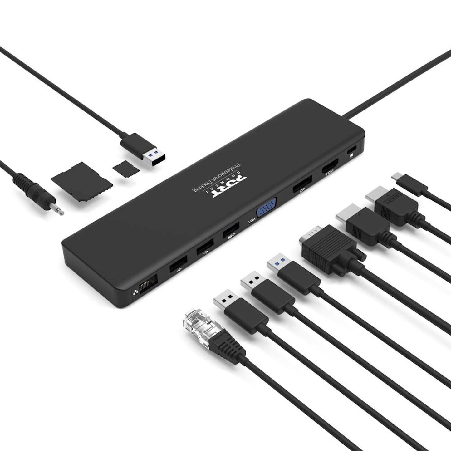 Dock Station Type-C Multiport Port Designs Travel 1 X 4K 60W / Preto