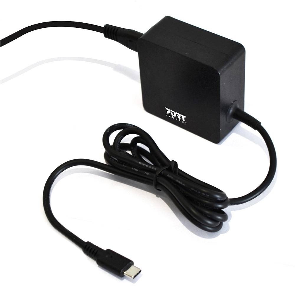 Carregador Universal Port Designs 45W USB Type-C EU Plug