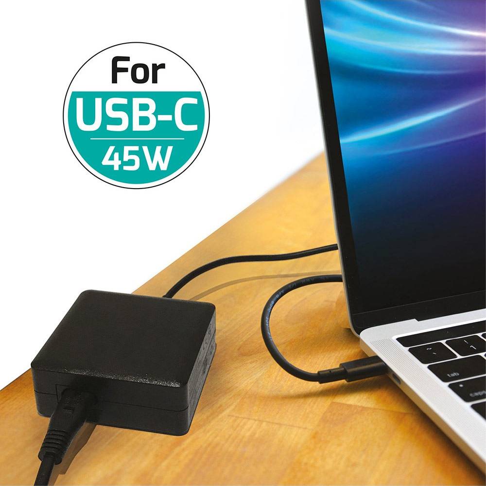 Carregador Universal Port Designs 45W USB Type-C EU Plug
