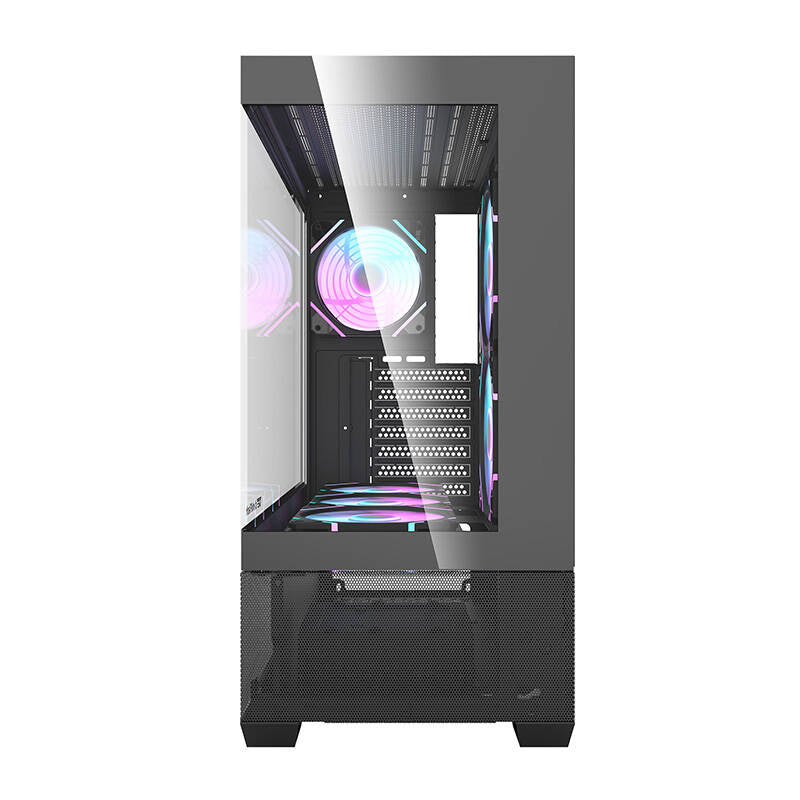Darkflash DS900 AIR computer case (black) + 6 ARGB fans_3