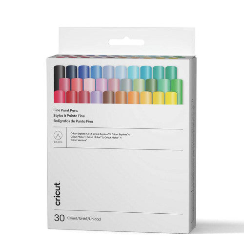 CRICUT EXPLORE/MAKER FINE POINT PENS 0.4 MM 30-PACK_0
