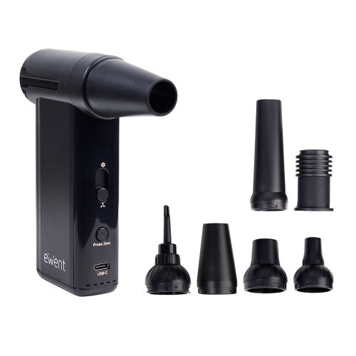 EWENT PISTOLA DE AIRE COMPRIMIDO 8 VELOCIDADES, ASPIRADOR, BOMBA DE VACIO E INFLADOR (130000 RPM)_0