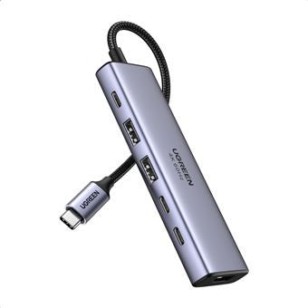 USB-C Hub UGREEN CM511 (35999), 2 x USB-A 3.2 - 3 x USB-C - 1 x HDMI, Grey _0