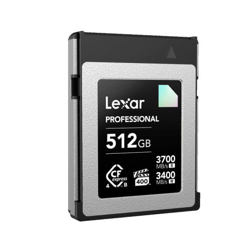 LEXAR 512GB PROFESSIONAL CFEXPRESS 4.0 TYPE-B CARD, UP TO 3700MB/S READ 3400MB/S WRITE. VPG 400_0