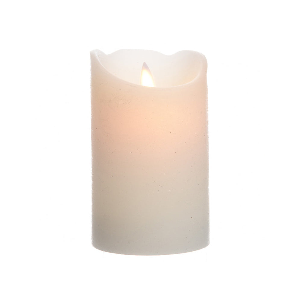 Vela interior led ø7,5x12,5cm cor branco luz branco quente_0