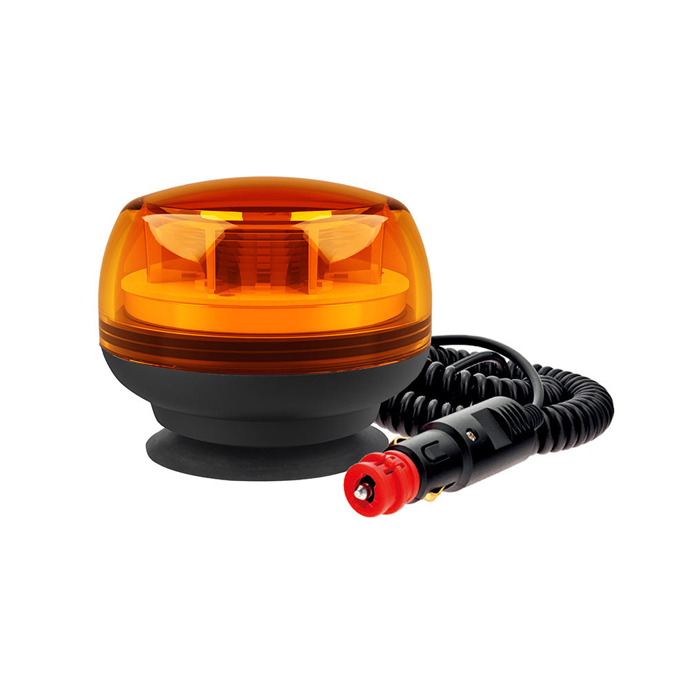 Mini farol rotativo led magnético 12v-24v_0