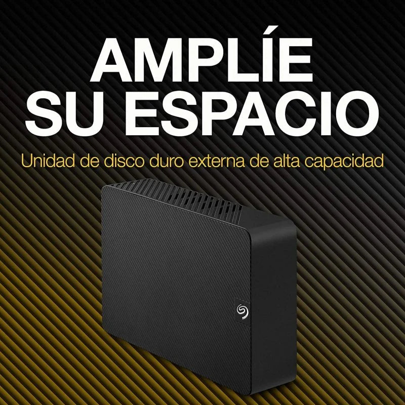 SEAGATE Expansion Desktop 12TB - Disco Rígido Externo Preto