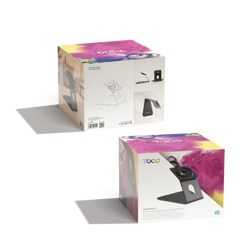 Soporte de Mesa/Pared para Marco Antirrobo de Tablet TooQ TQATWM3401-B/ Negro_8