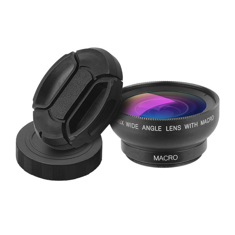 Mobile lens APEXEL APL-0.45XWM 0.45x wide angle+12.5x macro lens (black)_2