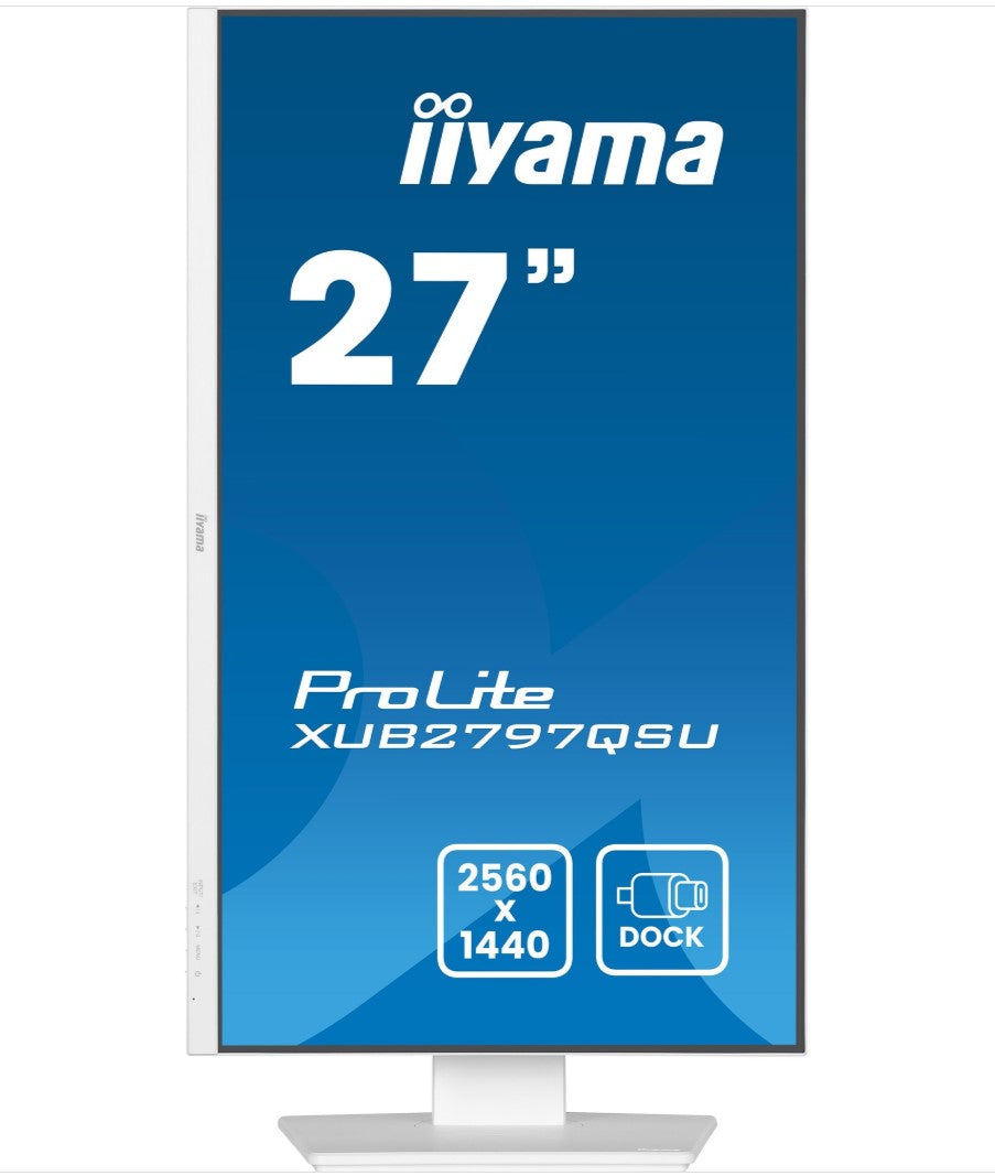 MONITOR IIYAMA PANTALLA PARA PC 68,6 CM (27") 2560 X 1440 PIXELES QUAD HD LED PANEL IPS AJUSTABLE-WHITE VERSION_3