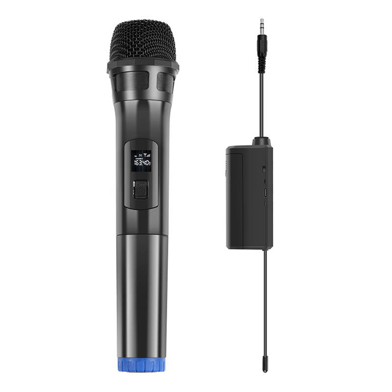 Wireless dynamic microphone 1 to 2 UHF PULUZ PU643 3.5mm_1