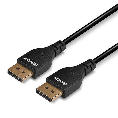 Cabo DisplayPort 1.4 LINDY / Slim / Preto / 1819725_4