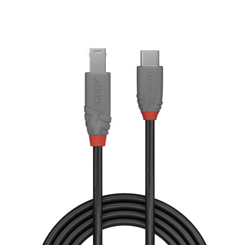 Lindy 36665 cable USB USB 3.2 Gen 1 (3.1 Gen 1) 0,5 m USB C USB B Negro_1