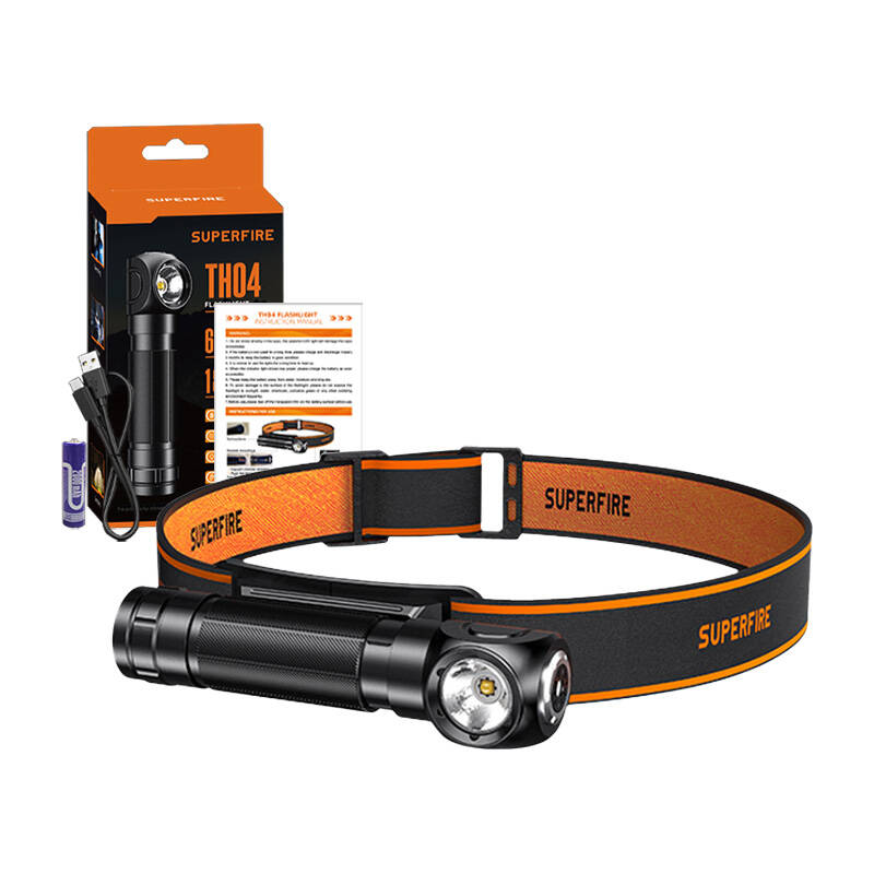 2-in-1 Headlamp Superfire TH04, 600lm, USB-C_1
