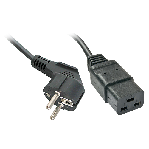 Cabo de Alimentação LINDY / IEC C19 / 2 Metros / Preto / 30344_0