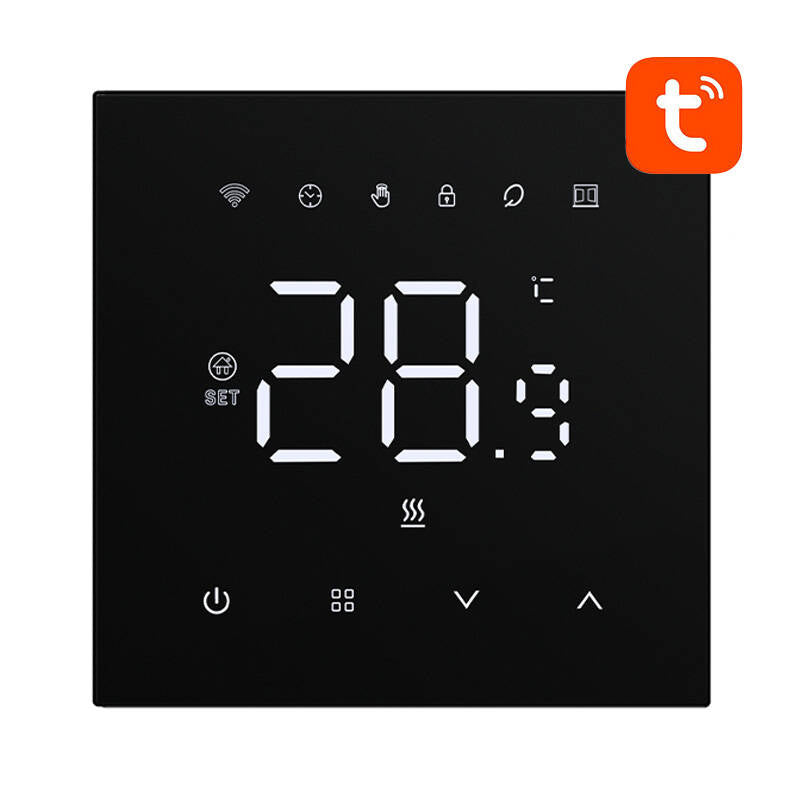 Smart thermostat Avatto WT410-16A-B electric heating 16A WiFi_0