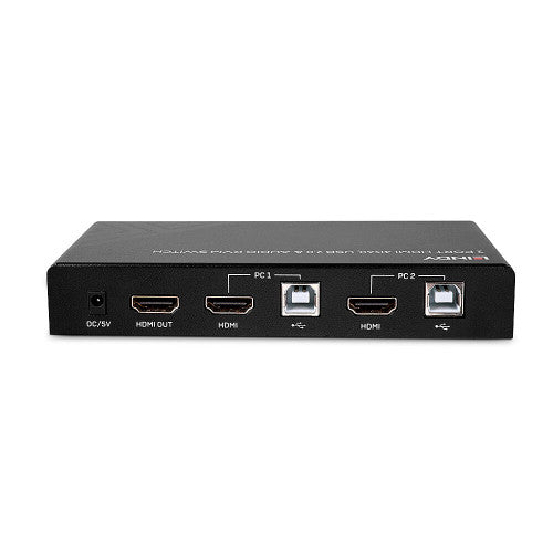 Switch KVM LINDY / HDMI 4K60 / USB 2.0 & Áudio / 32809_4