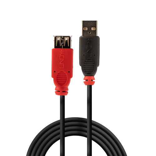 Cabo Extensão USB 2.0 LINDY / Preto / 1819721_2
