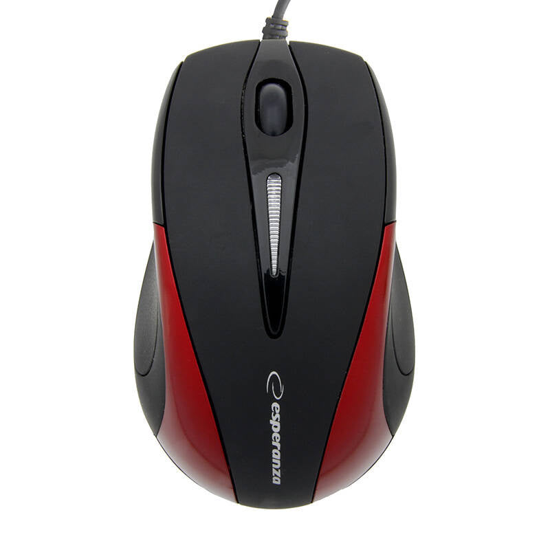 ESPERANZA SIRIUS 3D WIRED OPTICAL MOUSE USB BLACK/RED_1