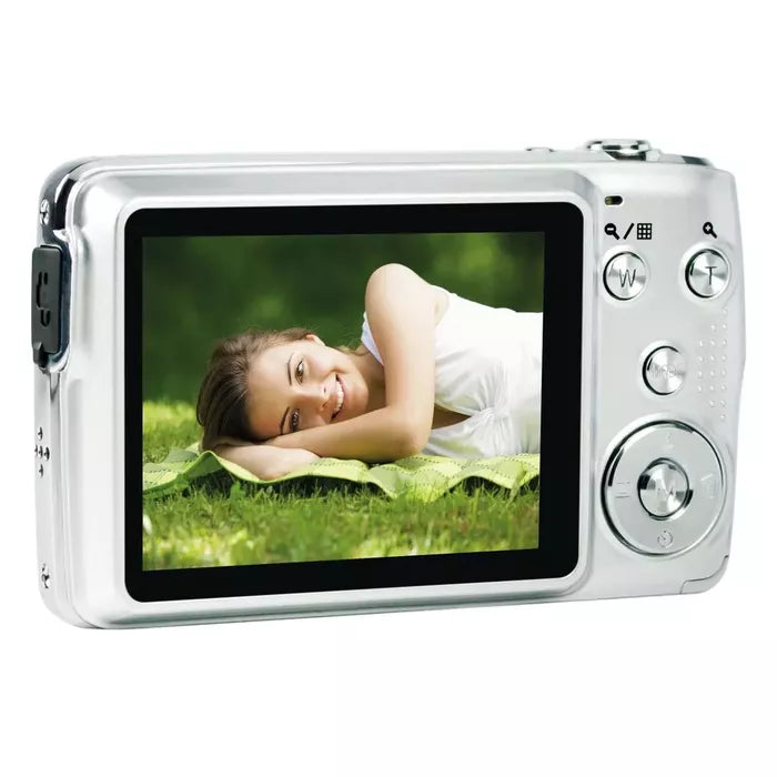 Máquina Fotográfica Compacta Digital DC-8200 Prata + 1 Cartão Sd 16GB AgfaPhoto