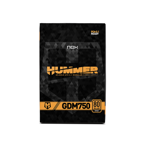 Fuente de Alimentación Nox Hummer GDM/ 750W/ Ventilador 12cm/ ATX 3.1/ PCIe 5.1/ 80 Plus Gold_10