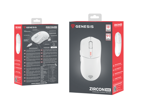 Ratón GENESIS / Preto / RF Wireless + Bluetooth + USB Type-C / Óptico 10000 DPI_14